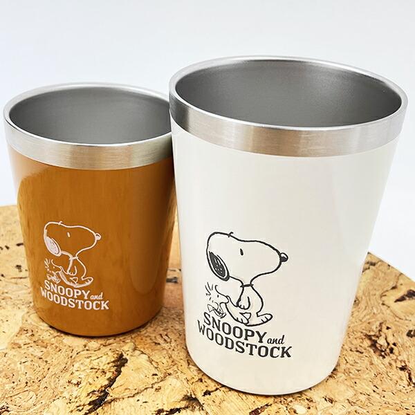 スヌーピー  コンビニコーヒー ステンレスタンブラー(M) ホワイト コップ  SNOOPY 商品画像7：キャラグッズPERFECT WORLD TOKYO