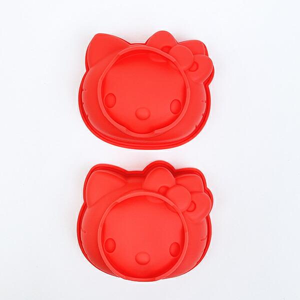 サンリオ ハローキティ  シリコンケーキ型(2Ｐ) おやつタイムシリーズ キッチン Sanrio 商品画像3：キャラグッズPERFECT WORLD TOKYO