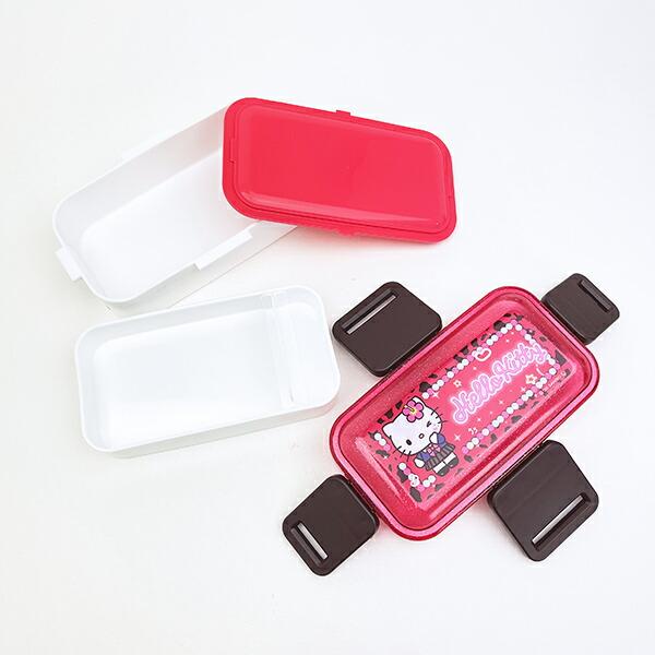 サンリオ ハローキティ 2段ふわっと弁当箱 ランチ 日本製 Sanrio 商品画像4：キャラグッズPERFECT WORLD TOKYO