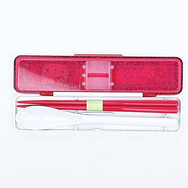 サンリオ ハローキティ 音の鳴らないコンビセット ランチ 日本製 Sanrio 商品画像3：キャラグッズPERFECT WORLD TOKYO