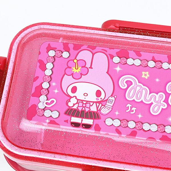 サンリオ マイメロディ 2段ふわっと弁当箱 ランチ 日本製 Sanrio 商品画像2：キャラグッズPERFECT WORLD TOKYO