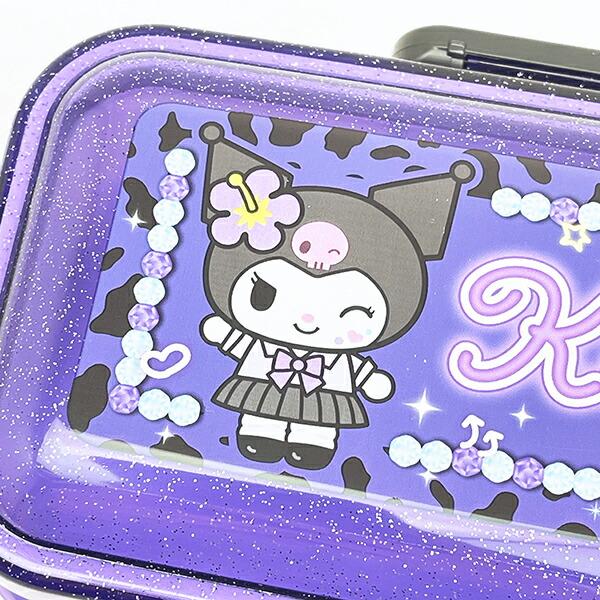 サンリオ クロミ 2段ふわっと弁当箱 ランチ 日本製 Sanrio 商品画像2：キャラグッズPERFECT WORLD TOKYO
