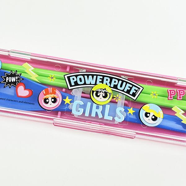 パワーパフガールズ 抗菌食洗機対応 音が鳴らないコンビセット ランチ パワパフ 日本製 商品画像2：キャラグッズPERFECT WORLD TOKYO