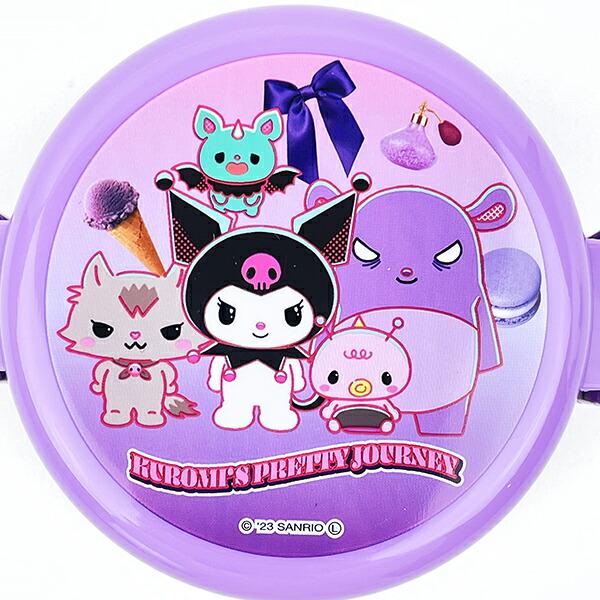 サンリオ クロミ 抗菌丸型ランチボックス2段 ランチ  日本製 Sanrio 商品画像2：キャラグッズPERFECT WORLD TOKYO