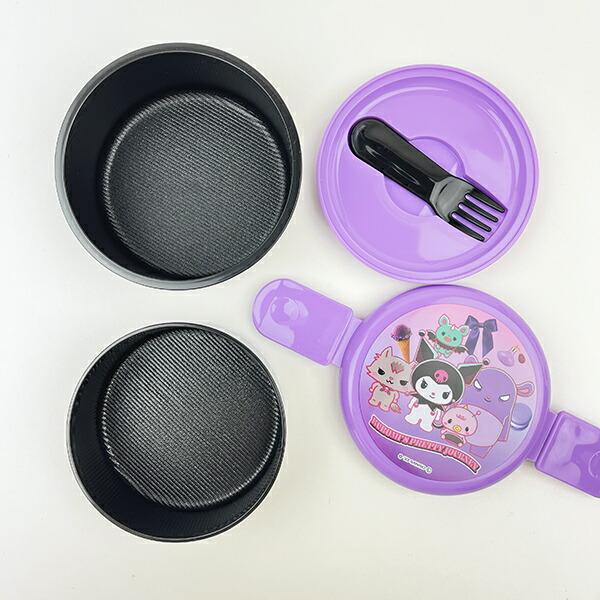 サンリオ クロミ 抗菌丸型ランチボックス2段 ランチ  日本製 Sanrio 商品画像3：キャラグッズPERFECT WORLD TOKYO