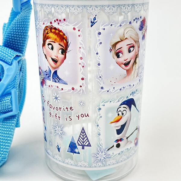 ディズニー アナと雪の女王 食洗機対応 クリアプラボトル ブルー ランチ 水筒 Disney 商品画像3：キャラグッズPERFECT WORLD TOKYO