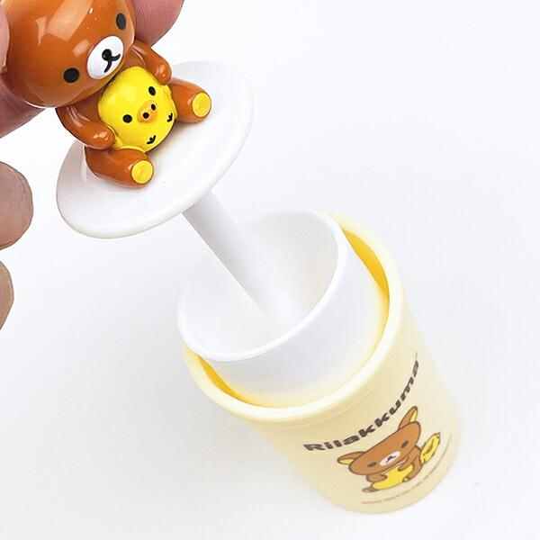 リラックマ マスコット付き つまようじ立て キッチン 商品画像4：キャラグッズPERFECT WORLD TOKYO