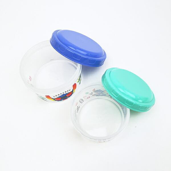 ディズニー スティッチ 抗菌ラウンド型フードコンテナ(S/M) 弁当箱 ランチ 日本製 Disney 商品画像5：キャラグッズPERFECT WORLD TOKYO