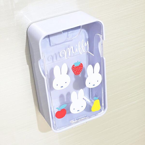 ミッフィー miffy マグネット式スイング 小物ポケット ランチ ブルー 商品画像6：キャラグッズPERFECT WORLD TOKYO