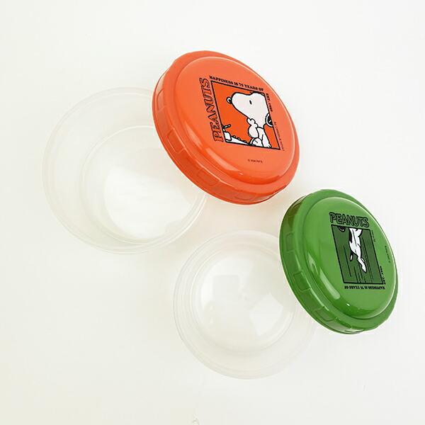 スヌーピー 75th 抗菌 ラウンド型フードコンテナ(S/M) お弁当箱 日本製 ランチ SNOOPY 商品画像4：キャラグッズPERFECT WORLD TOKYO