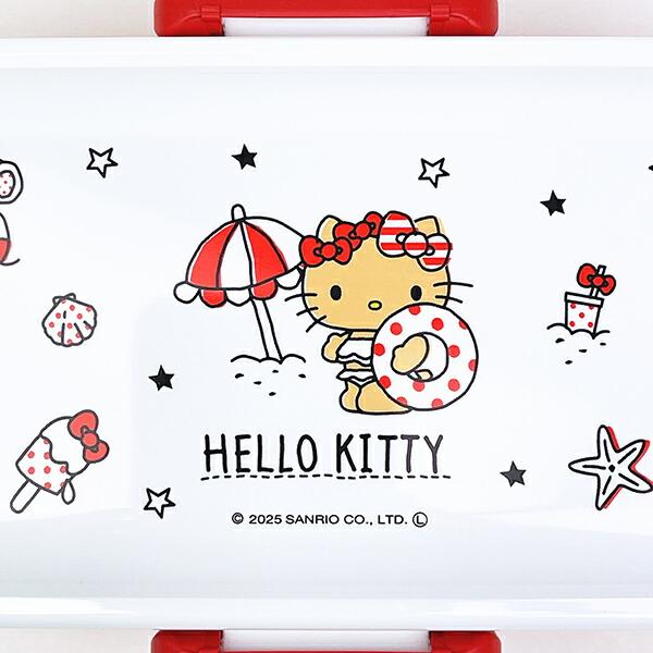 サンリオ 日焼け キティ ふわっと弁当箱 ランチ 日本製 Sanrio 商品画像2：キャラグッズPERFECT WORLD TOKYO