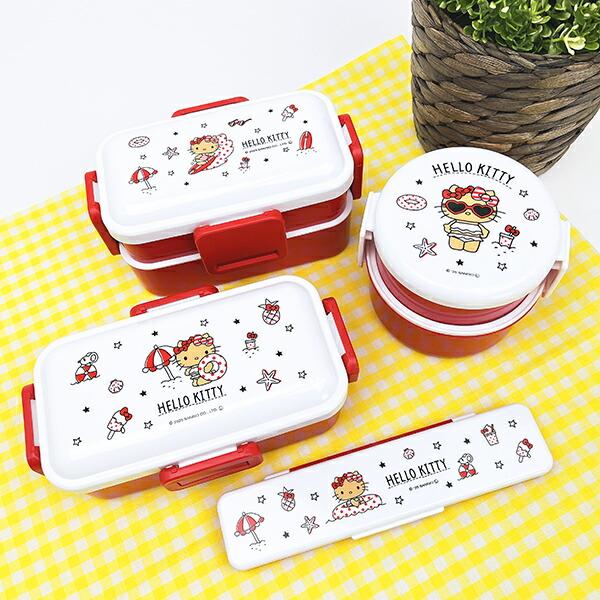 サンリオ 日焼け キティ ふわっと弁当箱 ランチ 日本製 Sanrio 商品画像8：キャラグッズPERFECT WORLD TOKYO