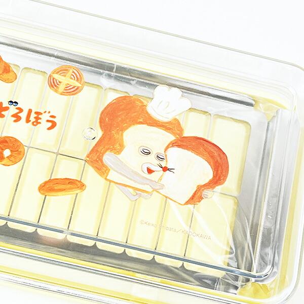 パンどろぼう ステンレンバターカッター＆ケース キッチン 日本製 商品画像3：キャラグッズPERFECT WORLD TOKYO