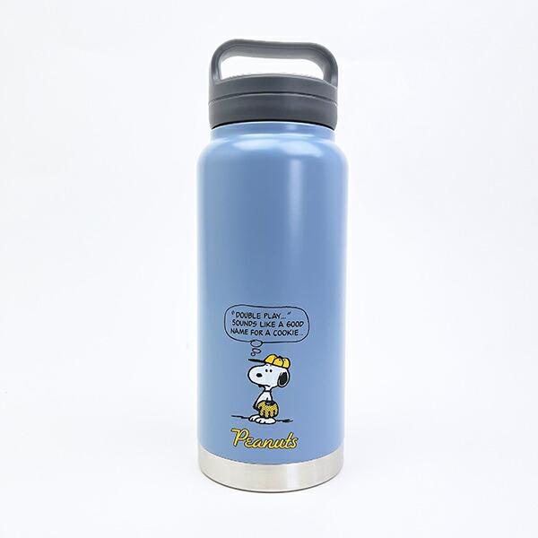 スヌーピー スクリューハンドルマグボトル(800ml) ベースボール 水筒 ランチ ･･･