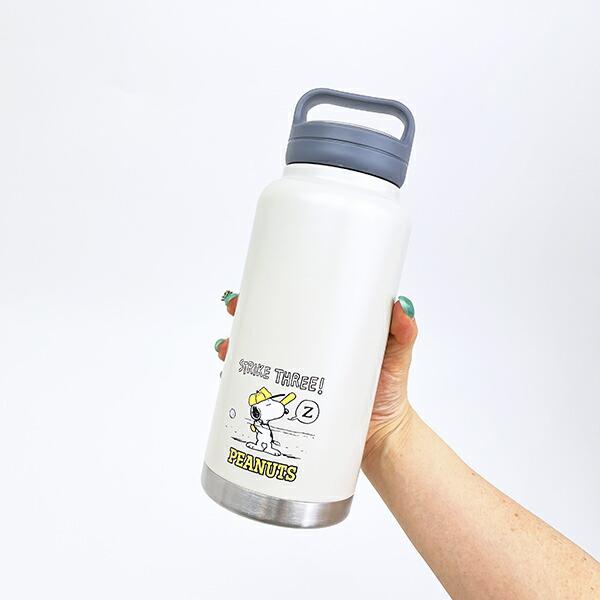 スヌーピー スクリューハンドルマグボトル(1000ml) ベースボール 水筒 ランチ SNOOPY 商品画像5：キャラグッズPERFECT WORLD TOKYO