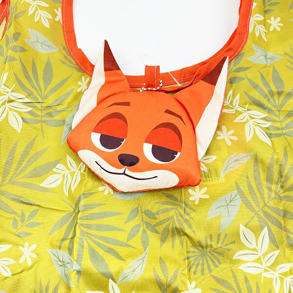 ディズニー ズートピア ニック  ぬいぐるみ お手伝い エコバッグ Disney 商品画像2：キャラグッズPERFECT WORLD TOKYO