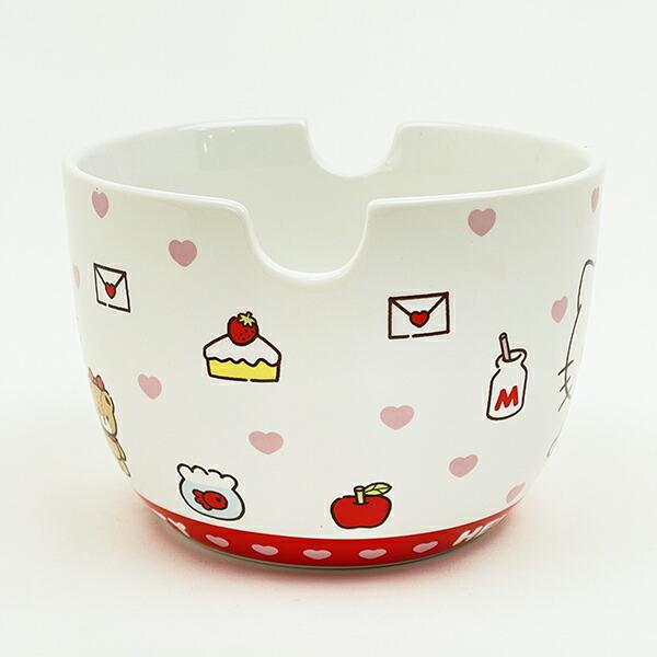 サンリオ ハローキティ 陶器製ボウル箸セット いつもいっしょのお友だちシリーズ Sanrio 商品画像3：キャラグッズPERFECT WORLD TOKYO