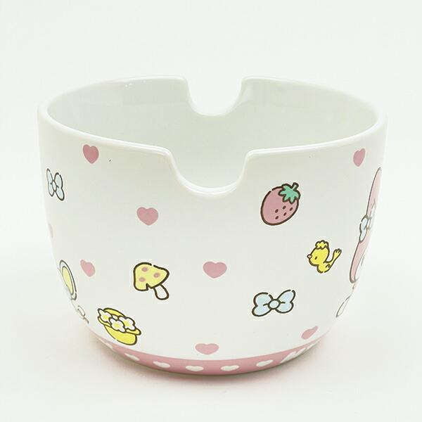 サンリオ マイメロディ 陶器製ボウル箸セット いつもいっしょのお友だちシリーズ Sanrio 商品画像3：キャラグッズPERFECT WORLD TOKYO