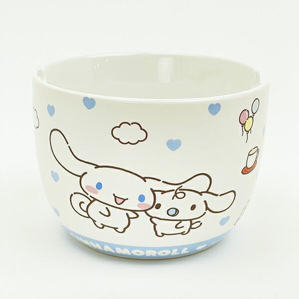 サンリオ シナモロール 陶器製ボウル箸セット いつもいっしょのお友だちシリーズ シナモン Sanrio 商品画像2：キャラグッズPERFECT WORLD TOKYO