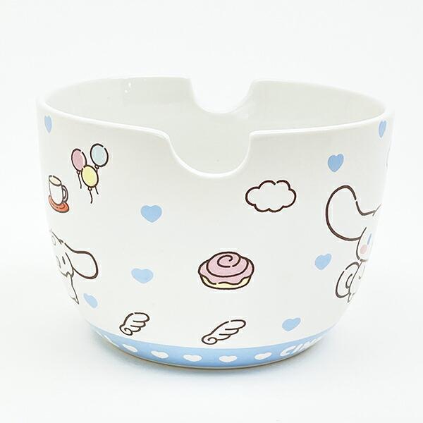 サンリオ シナモロール 陶器製ボウル箸セット いつもいっしょのお友だちシリーズ シナモン Sanrio 商品画像3：キャラグッズPERFECT WORLD TOKYO