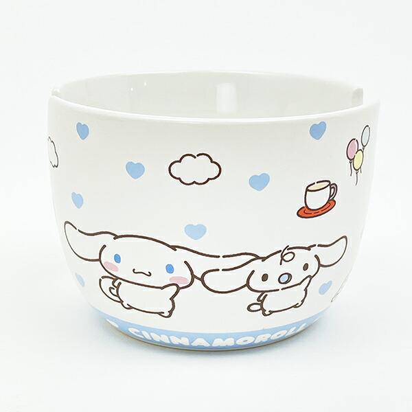 サンリオ シナモロール 陶器製ボウル箸セット いつもいっしょのお友だちシリーズ シナモン Sanrio 商品画像4：キャラグッズPERFECT WORLD TOKYO