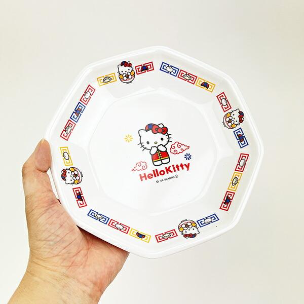 サンリオ ハローキティ メラミンチャーハン皿 お皿 食器 Sanrio 商品画像5：キャラグッズPERFECT WORLD TOKYO