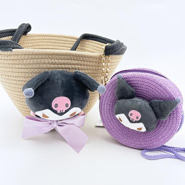 サンリオ クロミ ぬいぐるみ付かご風バッグ かごバッグ Sanrio 商品画像11：キャラグッズPERFECT WORLD TOKYO
