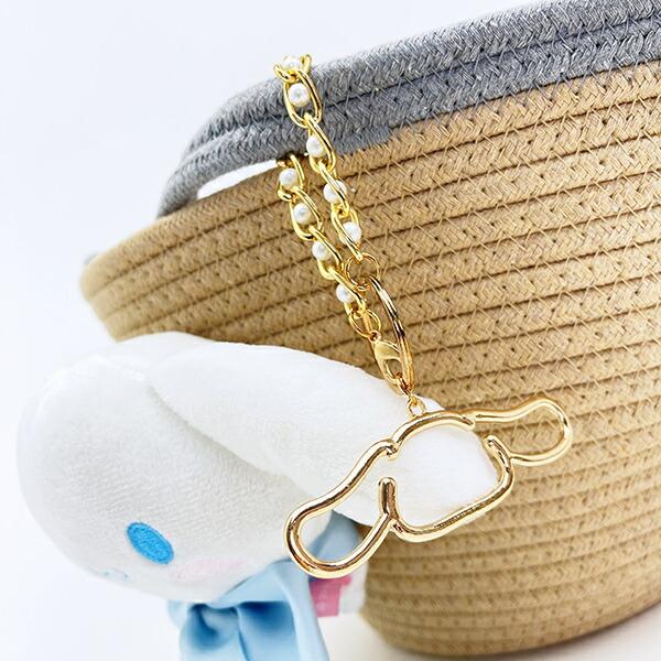 サンリオ シナモロール ぬいぐるみ付かご風バッグ かごバッグ シナモン Sanrio 商品画像3：キャラグッズPERFECT WORLD TOKYO