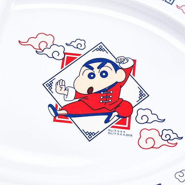 クレヨンしんちゃん メラミンギョーザ皿 お皿 食器 商品画像2：キャラグッズPERFECT WORLD TOKYO