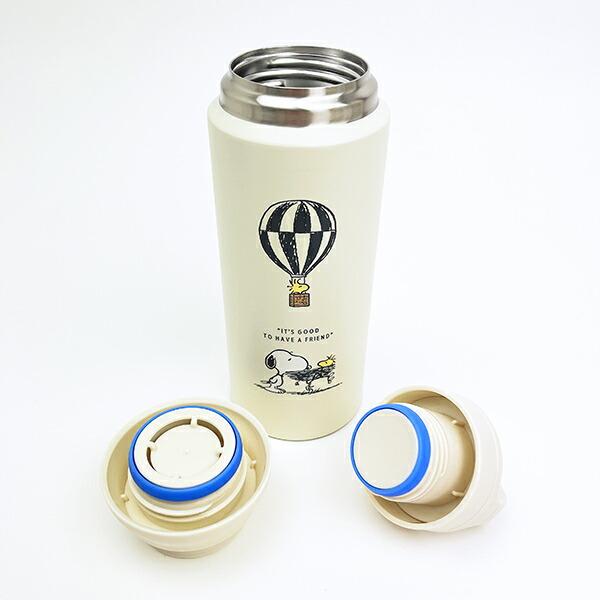 スヌーピー カラビナハンドルステンレスボトル 水筒 ランチ SNOOPY 商品画像5：キャラグッズPERFECT WORLD TOKYO