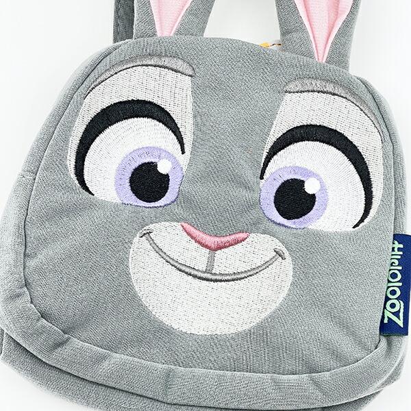 ディズニー ズートピア ジュディ スエット素材ダイカットバッグ グレー  Disney 商品画像2：キャラグッズPERFECT WORLD TOKYO