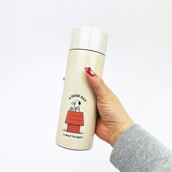 スヌーピー 超軽量 コンパクトステンレスボトルマグ 水筒 保温保冷 ランチ用品 SNOOPY 商品画像6：キャラグッズPERFECT WORLD TOKYO