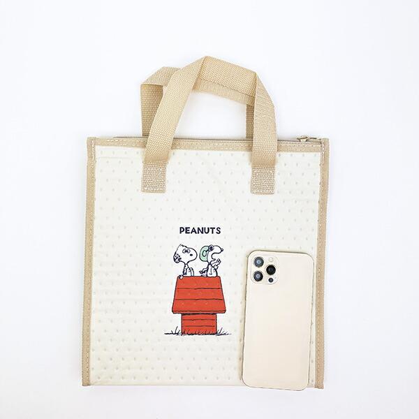 スヌーピー 不織布ランチトートバッグ Goodday SNOOPY 商品画像3:キャラグッズPERFECT WORLD TOKYO