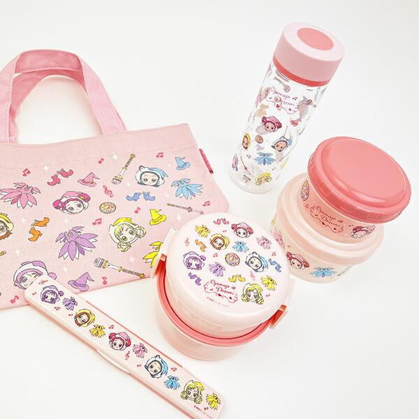 おジャ魔女どれみ 抗菌 丸型 ランチボックス 2段(フォーク付) ランチ 日本製 商品画像6：キャラグッズPERFECT WORLD TOKYO
