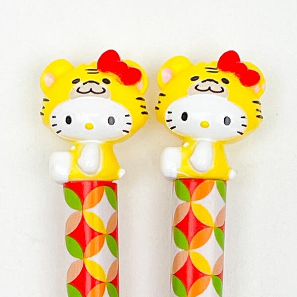 サンリオ ハローキティ 『寅』 マスコット付き 箸・箸置き 干支シリーズ Sanrio 商品画像2：キャラグッズPERFECT WORLD TOKYO