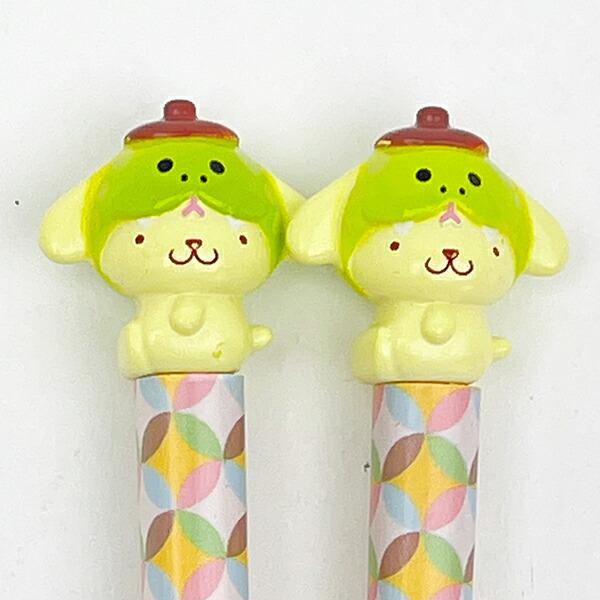 サンリオ ポムポムプリン 『巳』 マスコット付き 箸・箸置き 干支シリーズ Sanrio 商品画像2：キャラグッズPERFECT WORLD TOKYO