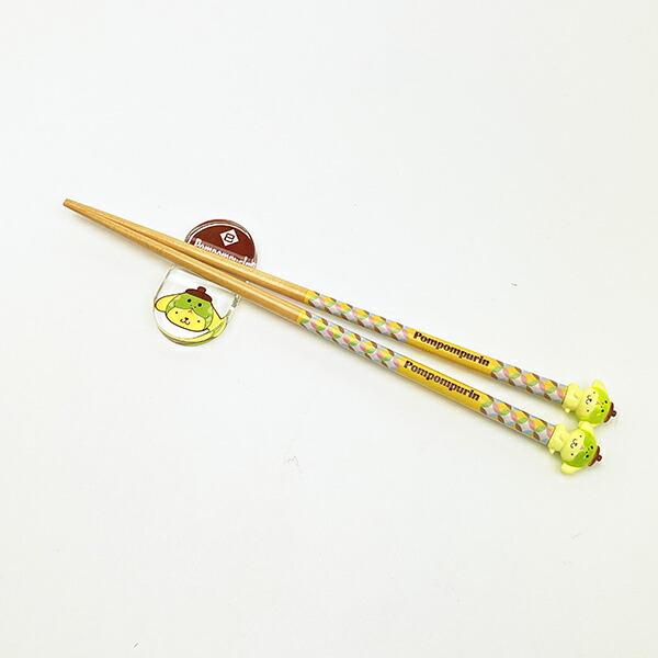 サンリオ ポムポムプリン 『巳』 マスコット付き 箸・箸置き 干支シリーズ Sanrio 商品画像5：キャラグッズPERFECT WORLD TOKYO