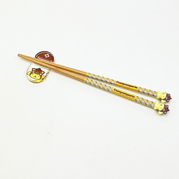 サンリオ ポムポムプリン 『亥』 マスコット付き 箸・箸置き 干支シリーズ Sanrio 商品画像5：キャラグッズPERFECT WORLD TOKYO
