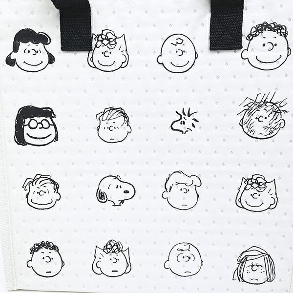 スヌーピー 不織布保冷ランチトートバッグ SNOOPY 商品画像2：キャラグッズPERFECT WORLD TOKYO