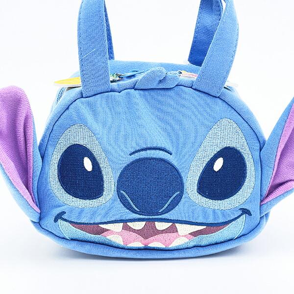 ディズニー スティッチ スエット素材ダイカットバッグ ランチ Disney 商品画像2：キャラグッズPERFECT WORLD TOKYO
