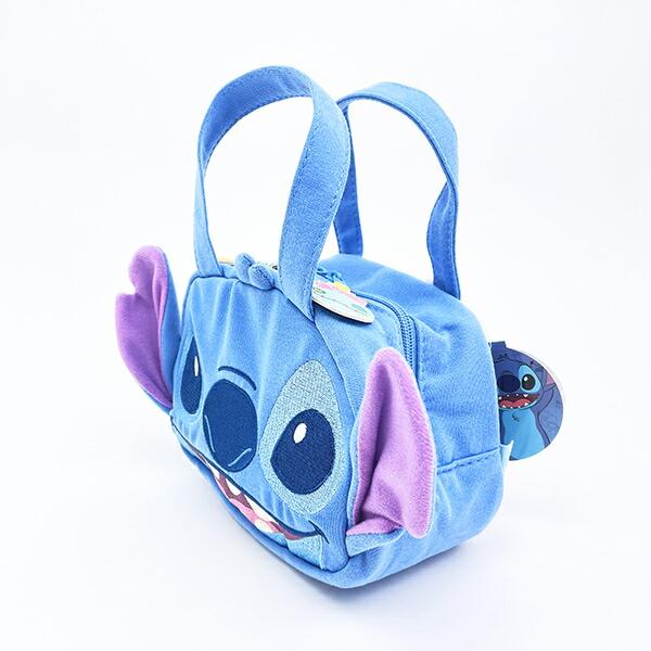 ディズニー スティッチ スエット素材ダイカットバッグ ランチ Disney 商品画像4：キャラグッズPERFECT WORLD TOKYO