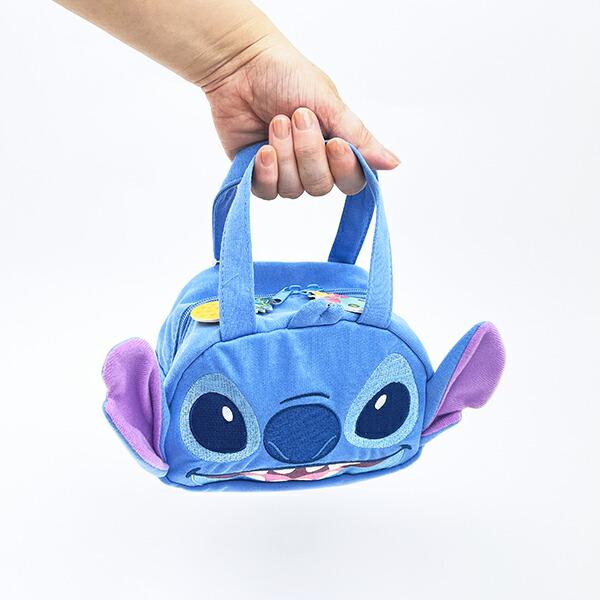 ディズニー スティッチ スエット素材ダイカットバッグ ランチ Disney 商品画像7：キャラグッズPERFECT WORLD TOKYO