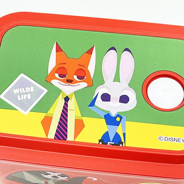 ディズニー ズートピア 行楽ランチケース(S) レッド ランチ 日本製 Disney 商品画像2：キャラグッズPERFECT WORLD TOKYO