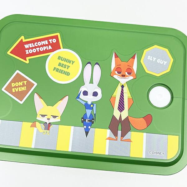 ディズニー ズートピア 行楽ランチケース(M) グリーン ランチ 日本製 Disney 商品画像2：キャラグッズPERFECT WORLD TOKYO