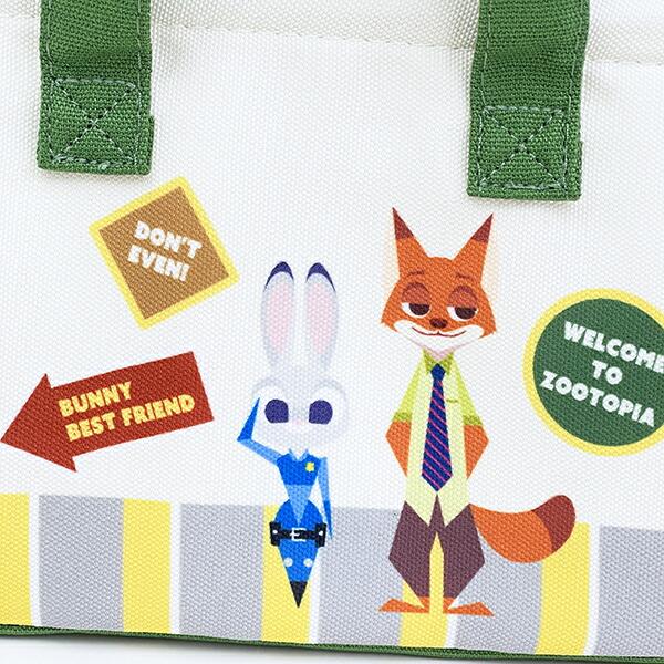 ディズニー ズートピア 帆布地 保冷 がま口 ランチバッグ Disney 商品画像2：キャラグッズPERFECT WORLD TOKYO