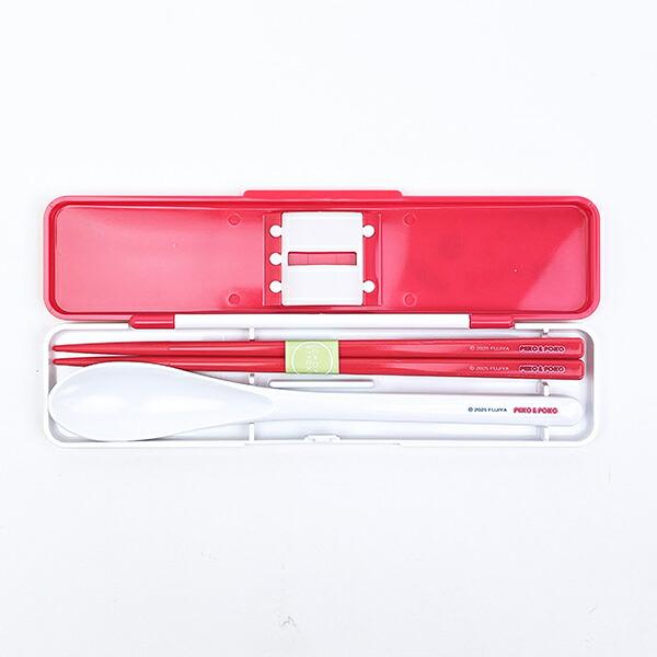 サンリオ ハローキティ × 不二家 ペコちゃん ポコちゃん 抗菌音の鳴らないコンビセット ランチ 日本製 Sanrio 商品画像3：キャラグッズPERFECT WORLD TOKYO