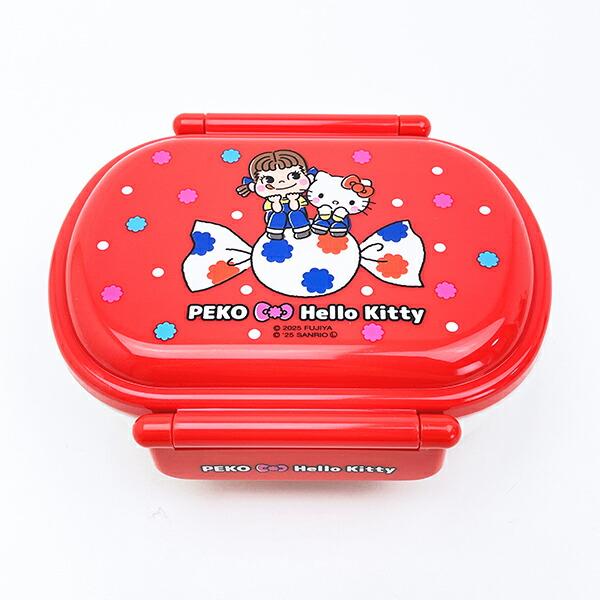 サンリオ ハローキティ × 不二家 ペコちゃん ふわっとフタタイトランチボッ･･･