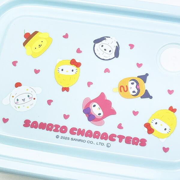 サンリオキャラクターズ 抗菌シールボックス(M) 2P ランチ 日本製 なりきり食べ物シリーズ Sanrio 商品画像3：キャラグッズPERFECT WORLD TOKYO