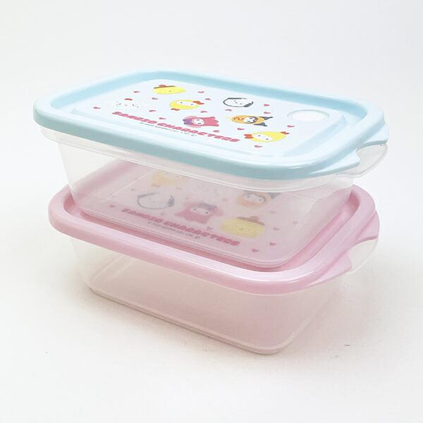 サンリオキャラクターズ 抗菌シールボックス(M) 2P ランチ 日本製 なりきり食べ物シリーズ Sanrio 商品画像7：キャラグッズPERFECT WORLD TOKYO