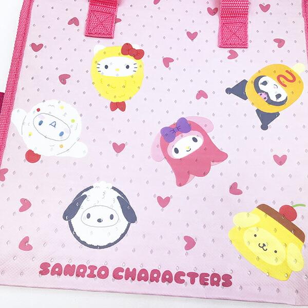 サンリオキャラクターズ 不繊布保冷バッグ ランチ なりきり食べ物シリーズ Sanrio 商品画像2：キャラグッズPERFECT WORLD TOKYO